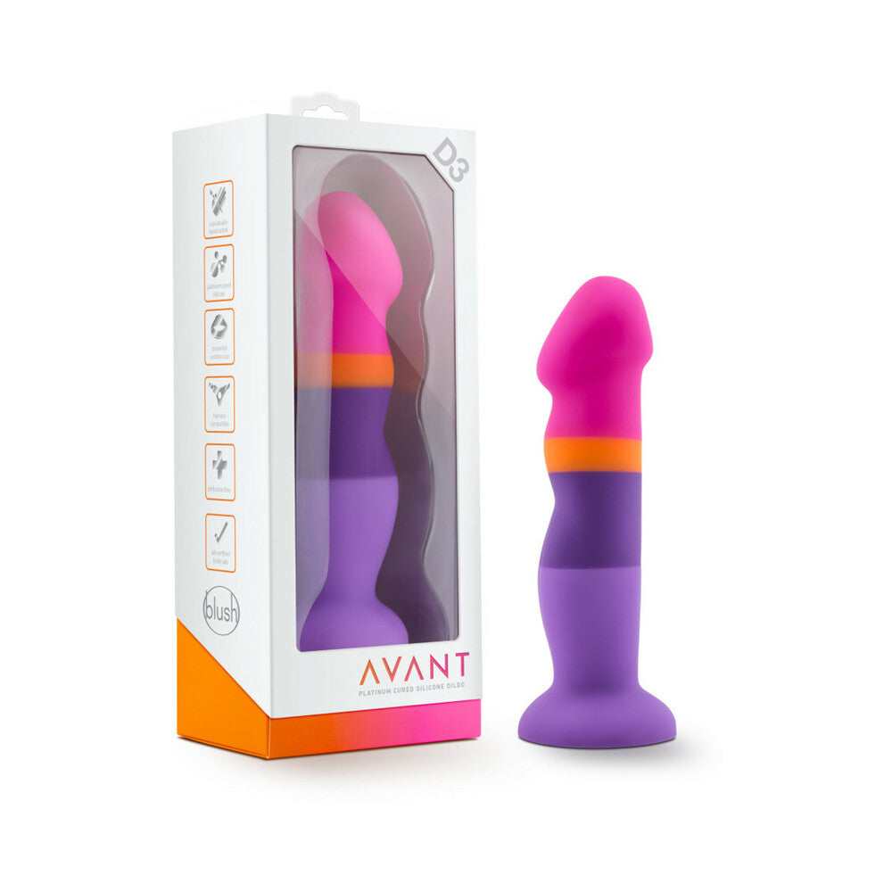BLUSH - AVANT D3 SUMMER FLING 8 IN. SILICONE DILDO