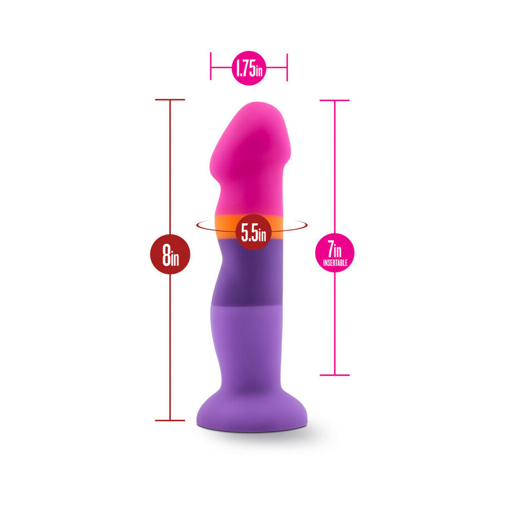 BLUSH - AVANT D3 SUMMER FLING 8 IN. SILICONE DILDO