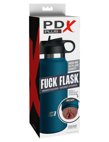 PIPEDREAM - PDX PLUS - FUCK FLASK PRIVATE PLEASER DISCREET STROKER BROWN