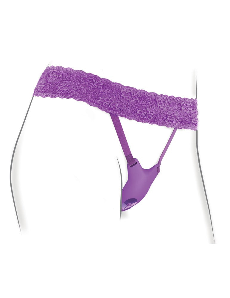 PIPEDREAM - FANTASY FOR HER - ULTIMATE G-SPOT BUTTERFLY STRAP-ON PURPLE
