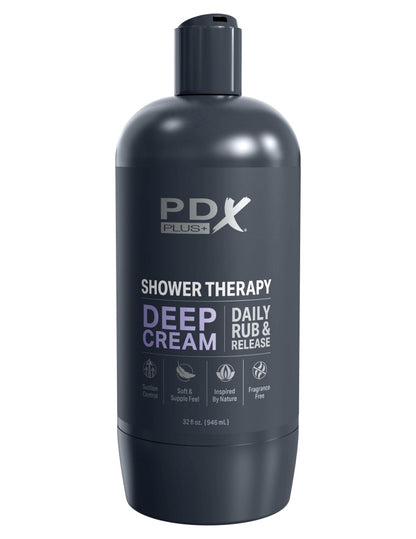 PIPEDREAM - PDX PLUS - SHOWER THERAPY - DEEP CREAM FROSTED