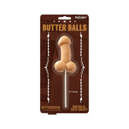 HOTT PRODUCTS - BUTTER BALLS BUTTERSCOTCH FLAVORED PECKER POP