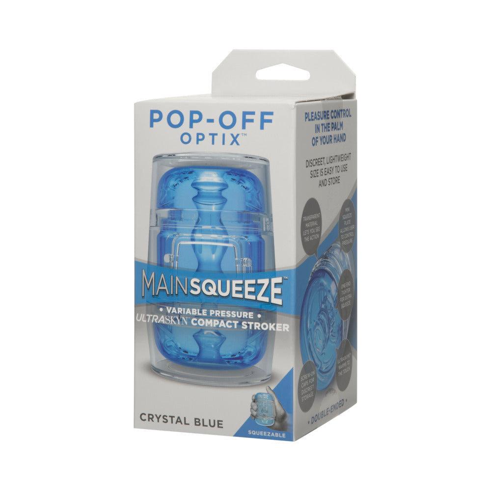 DOC JOHNSON - MAIN SQUEEZE POP-OFF OPTIX BLUE