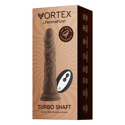FEMMEFUNN - VORTEX TURBO SHAFT 2.0 8 IN. VIBRATING ROTATING DILDO