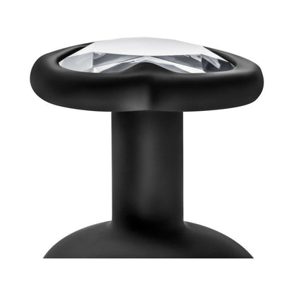 LUXE 3-PIECE BLING PLUG TRAINING KIT WITH WHITE GEM BASE BLACK