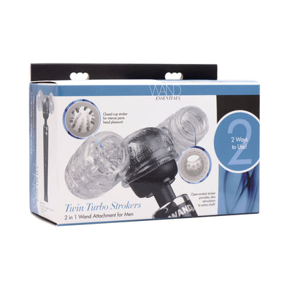 XR BRANDS - WAND ESSENTIALS TWIN TURBO STROKERS ATTACHMENT