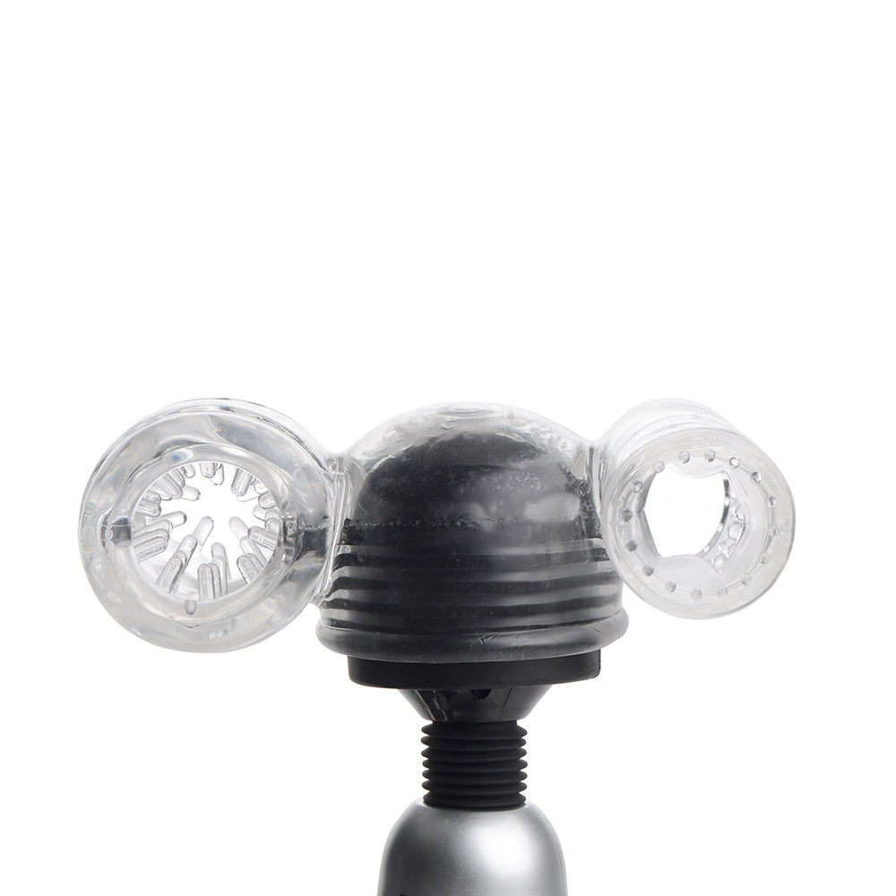 XR BRANDS - WAND ESSENTIALS TWIN TURBO STROKERS ATTACHMENT