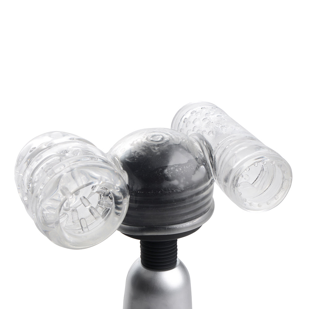 XR BRANDS - WAND ESSENTIALS TWIN TURBO STROKERS ATTACHMENT