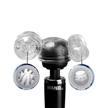 XR BRANDS - WAND ESSENTIALS TWIN TURBO STROKERS ATTACHMENT