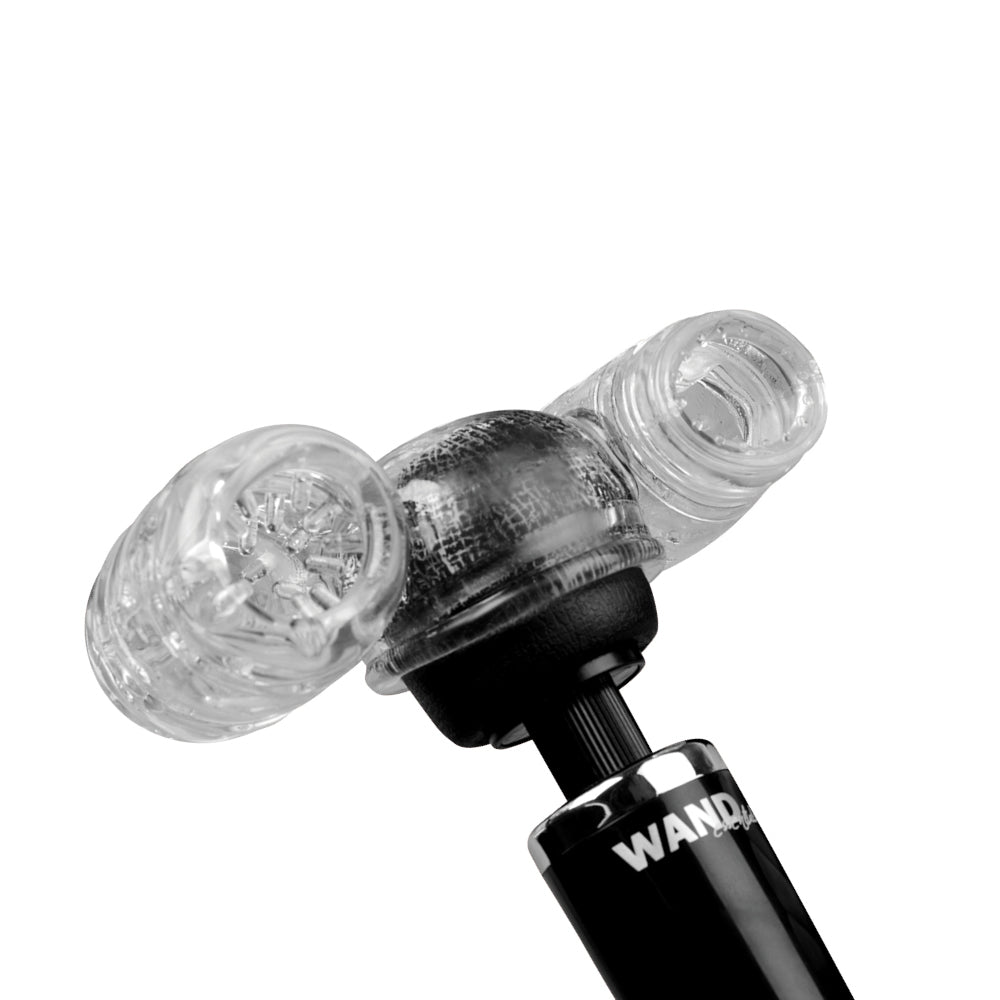 XR BRANDS - WAND ESSENTIALS TWIN TURBO STROKERS ATTACHMENT