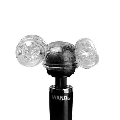 XR BRANDS - WAND ESSENTIALS TWIN TURBO STROKERS ATTACHMENT