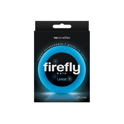 NS NOVELTIES - FIREFLY HALO COCK RING LARGE BLUE
