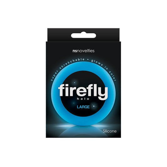 NS NOVELTIES - FIREFLY HALO COCK RING LARGE BLUE