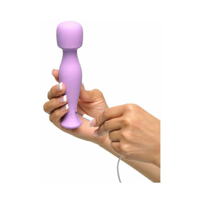 PIPEDREAM - FANTASY FOR HER BODY MASSAGE-HER RECHARGEABLE SILICONE WAND VIBRATOR PURPLE