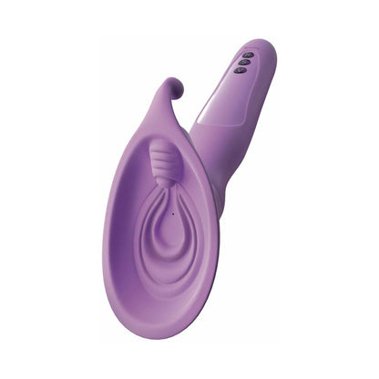 FANTASY FOR HER VIBRATING ROTO SUCK-HER SILICONE VULVA PUMP PURPLE