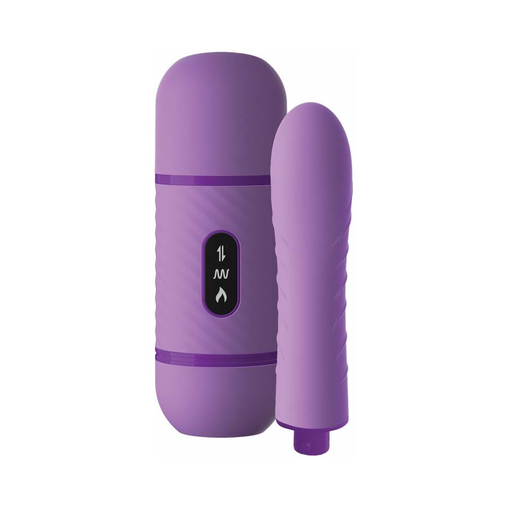 FANTASY FOR HER LOVE THRUST-HER RECHARGEABLE SILICONE THRUSTING VIBRATOR PURPLE