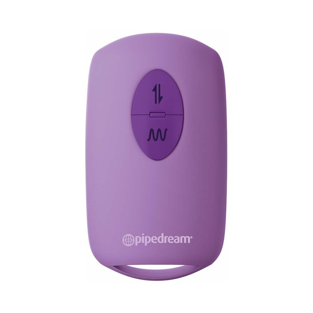 PIPEDREAM - FANTASÍA PARA ELLA LOVE THRUST-HER VIBRADOR DE SILICONA CON FUNCIÓN DE EMPUJE RECARGABLE MORADO