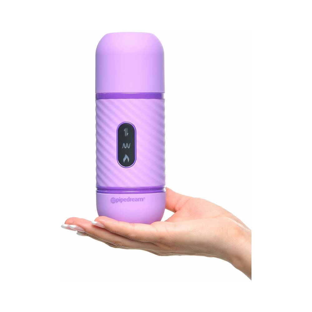 PIPEDREAM - FANTASÍA PARA ELLA LOVE THRUST-HER VIBRADOR DE SILICONA CON FUNCIÓN DE EMPUJE RECARGABLE MORADO