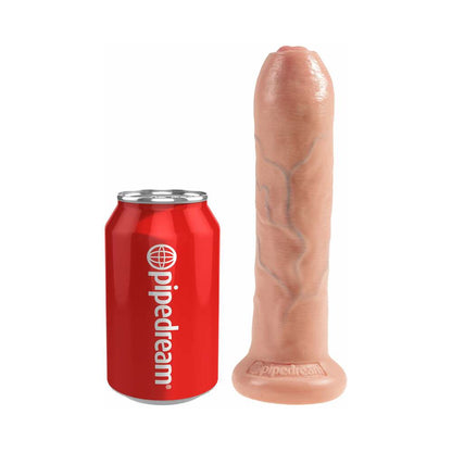 PIPEDREAM - KING COCK 7 IN. UNCUT COCK REALISTIC DILDO WITH MOVEABLE FORESKIN & SUCTION CUP BEIGE