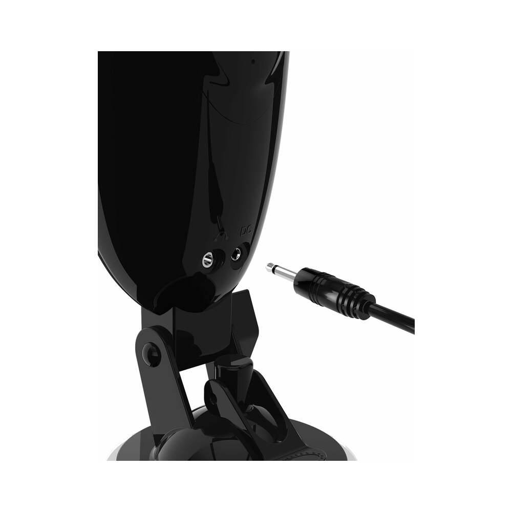 PDX BRANDS - PDX ELITE DIRTY TALK RECHARGEABLE VIBRATING STARTER STROKER WITH HANDS-FREE SUCTION CUP BEIGE/BLACK