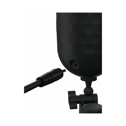 PDX BRANDS - PDX ELITE VIBRATING MEGA MILKER RECHARGEABLE STROKER WITH HANDS-FREE SUCTION CUP BEIGE/BLACK