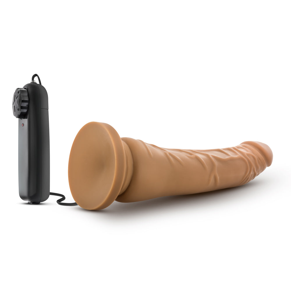 BLUSH - DR. SKIN 8.5 IN. VIBRATING REALISTIC COCK WITH
