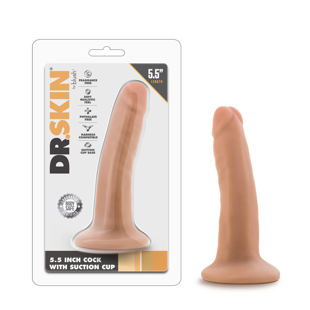 DR. SKIN REALISTIC 5.5 IN. DILDO BEIGE