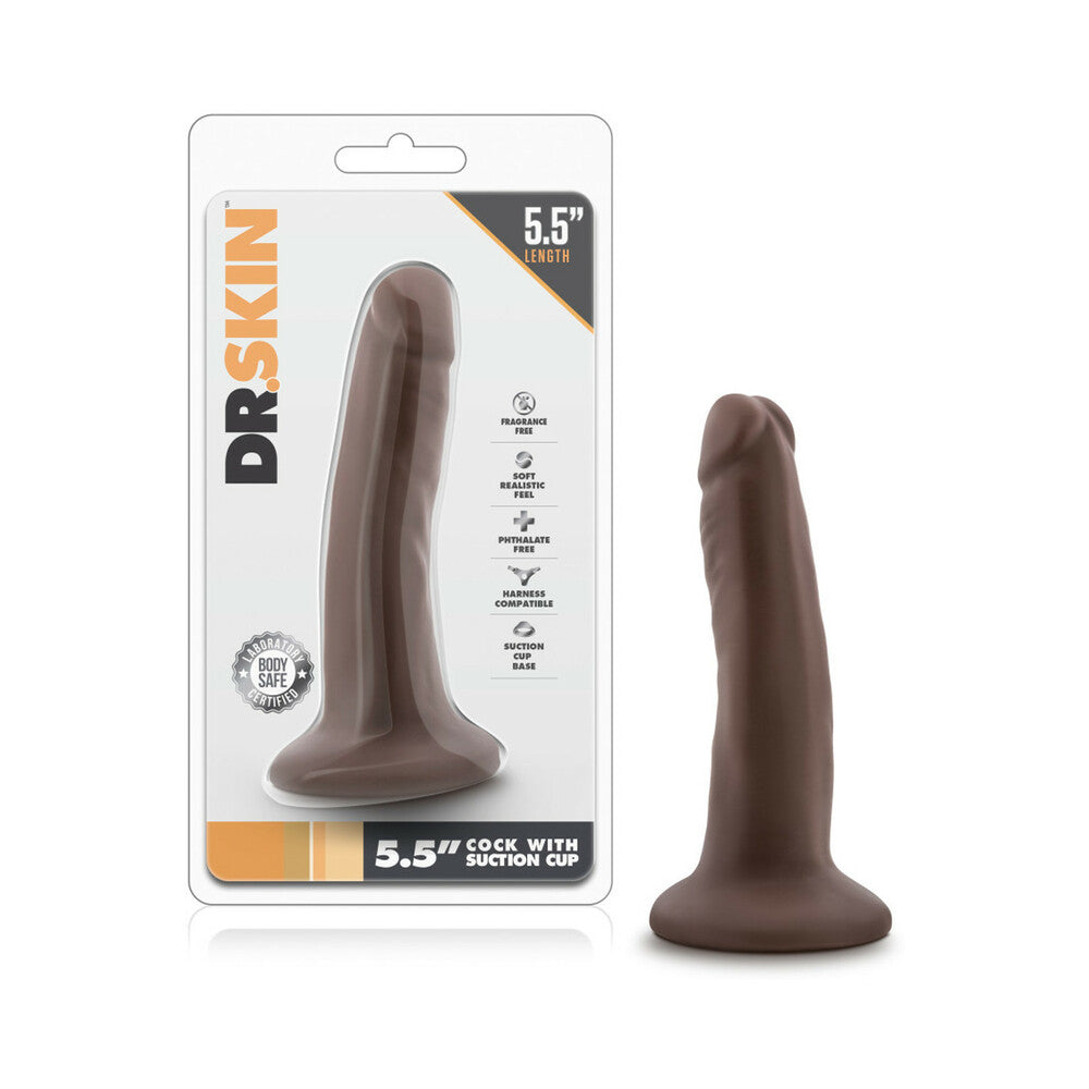 BLUSH - DR. SKIN REALISTIC 5.5 IN. DILDO