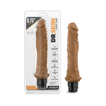 BLUSH - DR. SKIN COCK VIBE 8 REALISTIC 9.75 IN. VIBRATING DILDO