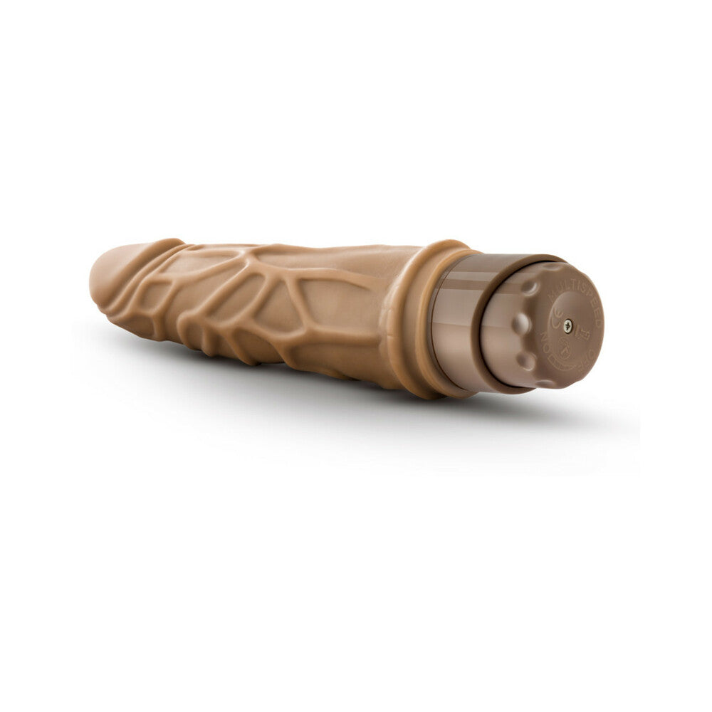 DR. SKIN VIBE 3 REALISTIC 7.25 IN. VIBRATING DILDO TAN