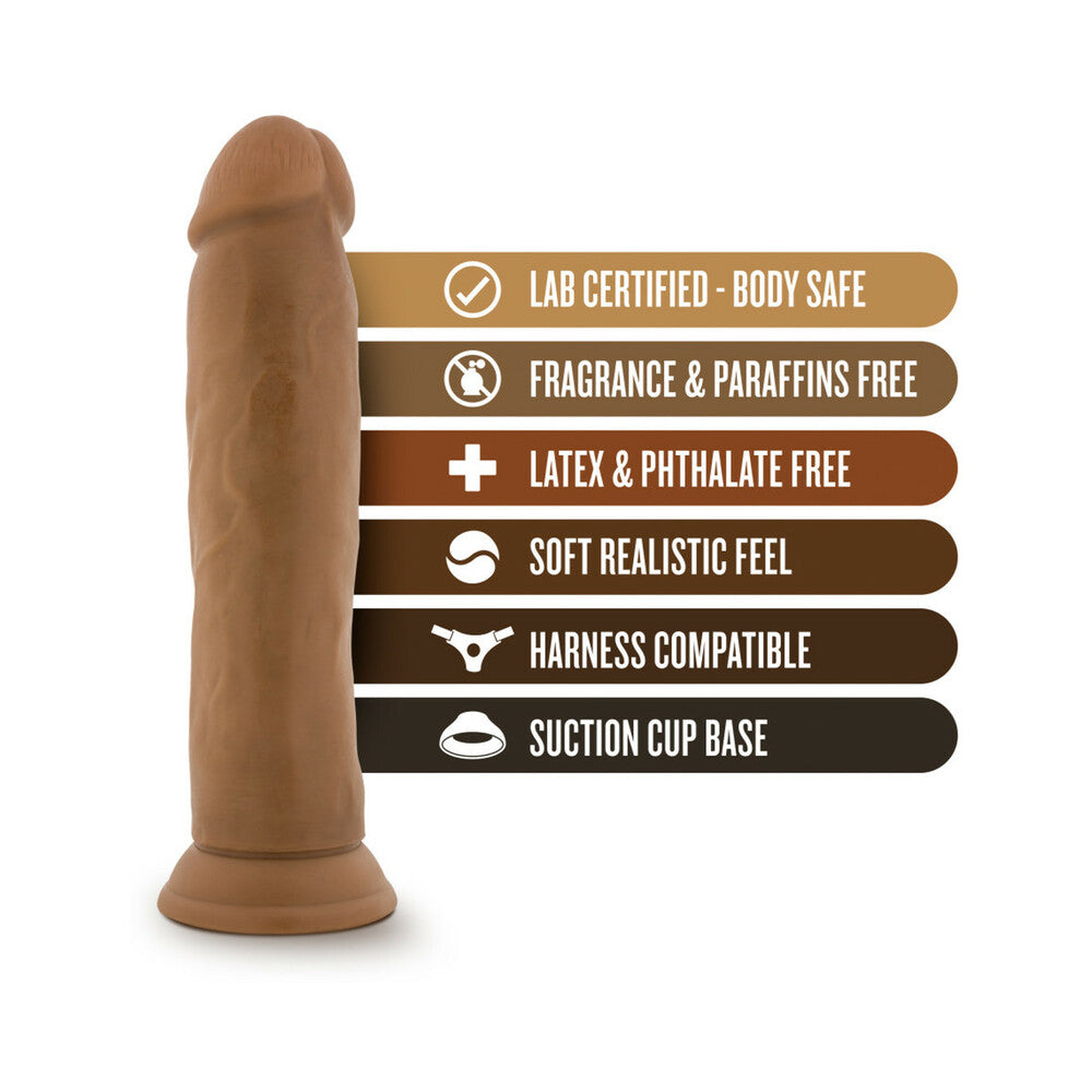 DR. SKIN REALISTIC 9.5 IN. DILDO TAN