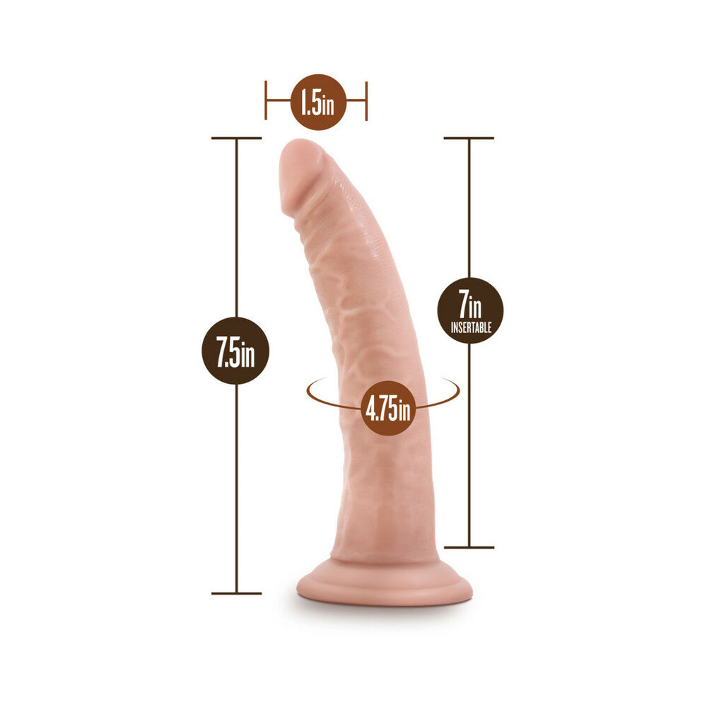 DR. SKIN REALISTIC 7 IN. DILDO BEIGE