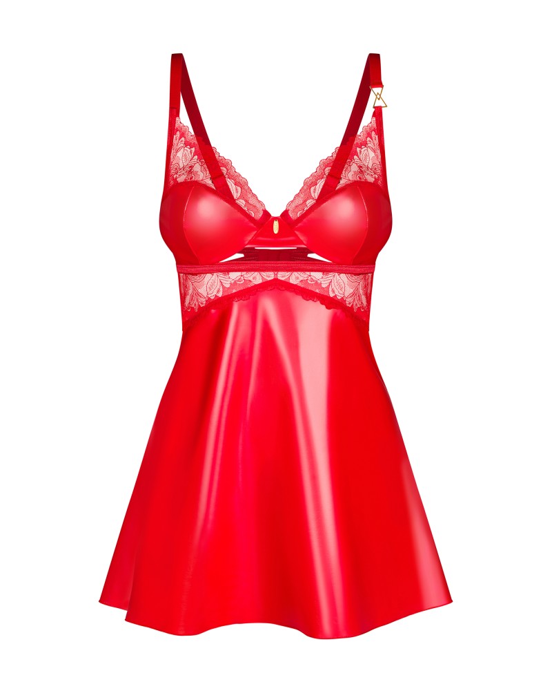 OBSESSIVE - ALIOSA CHEMISE&THONG L/XL