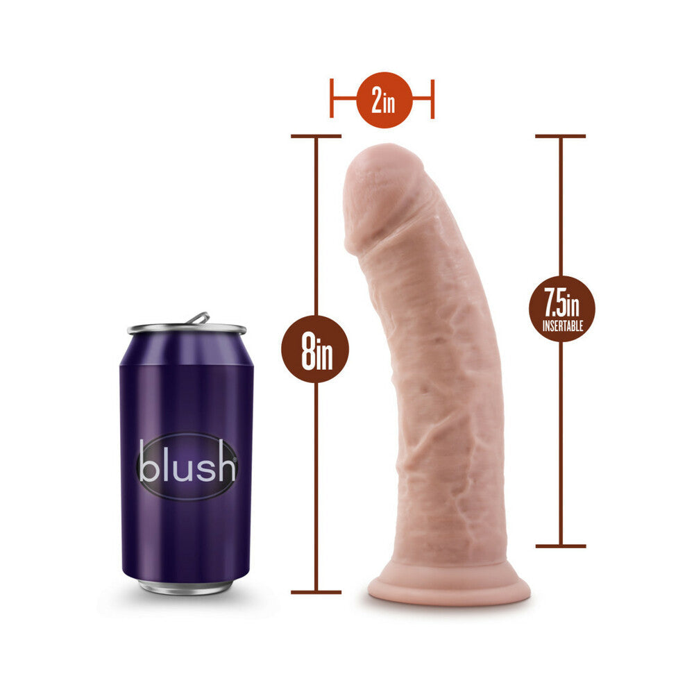 DR. SKIN REALISTIC 8 IN. DILDO BEIGE