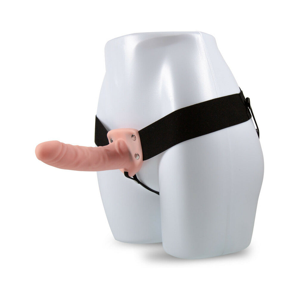BLUSH - DR. SKIN 6 IN. HOLLOW STRAP ON