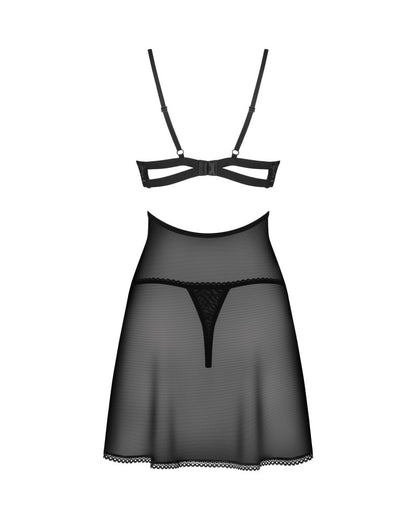 OBSESSIVE - NUTRIS BABYDOLL & THONG   XS/S