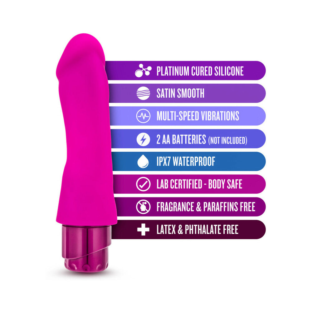 BLUSH - LUXE MARCO 7.75 IN. SILICONE VIBRATING DILDO