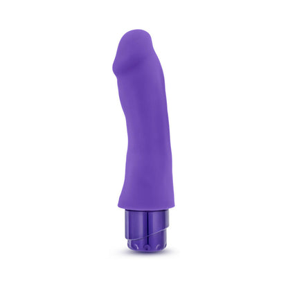 LUXE MARCO 7.75 IN. SILICONE VIBRATING DILDO PURPLE