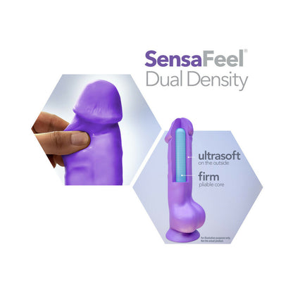 BLUSH - NEO 6 IN. DUAL DENSITY DILDO NEON
