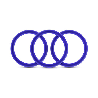 PERFORMANCE VS1 PURE PREMIUM SILICONE COCKRINGS 3-PACK MEDIUM INDIGO