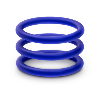 BLUSH - PERFORMANCE VS1 PURE PREMIUM SILICONE COCKRINGS 3 PACK MEDIUM