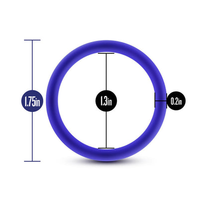 BLUSH - PERFORMANCE VS1 PURE PREMIUM SILICONE COCKRINGS 3 PACK MEDIUM