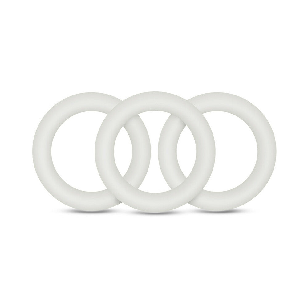 PERFORMANCE VS2 PURE PREMIUM SILICONE COCKRINGS 3-PACK SMALL WHITE