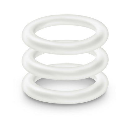 PERFORMANCE VS2 PURE PREMIUM SILICONE COCKRINGS 3-PACK SMALL WHITE