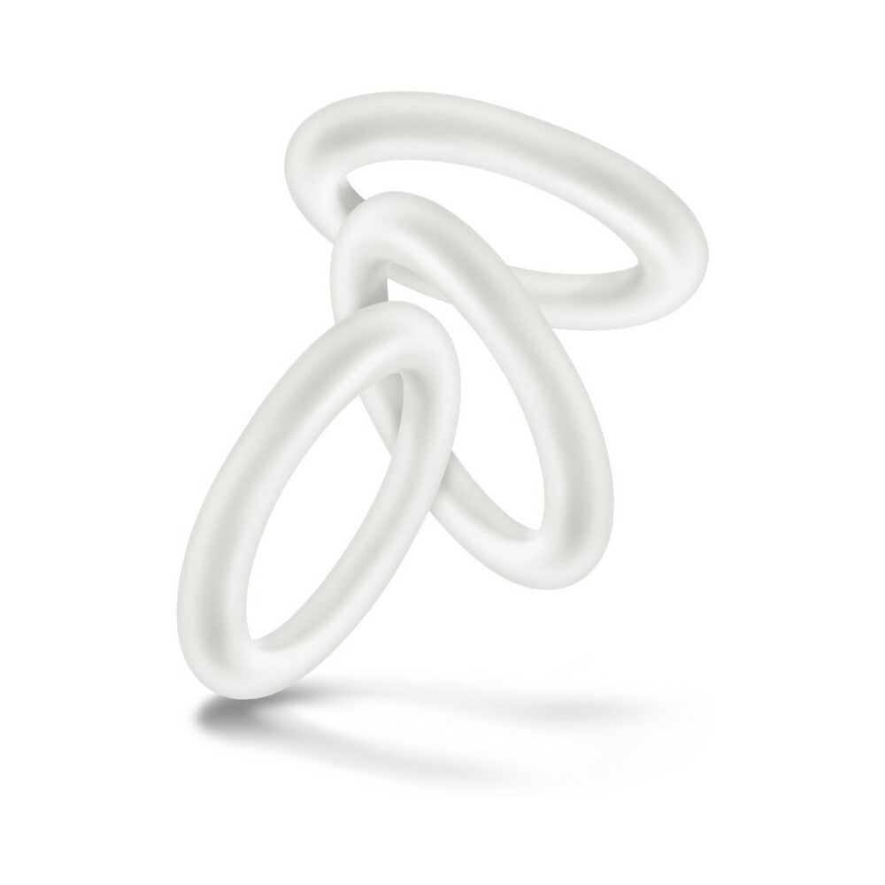 BLUSH - PERFORMANCE VS2 PURE PREMIUM SILICONE COCKRINGS 3 PACK SMALL