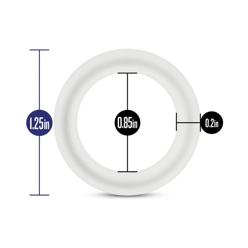 BLUSH - PERFORMANCE VS2 PURE PREMIUM SILICONE COCKRINGS 3 PACK SMALL