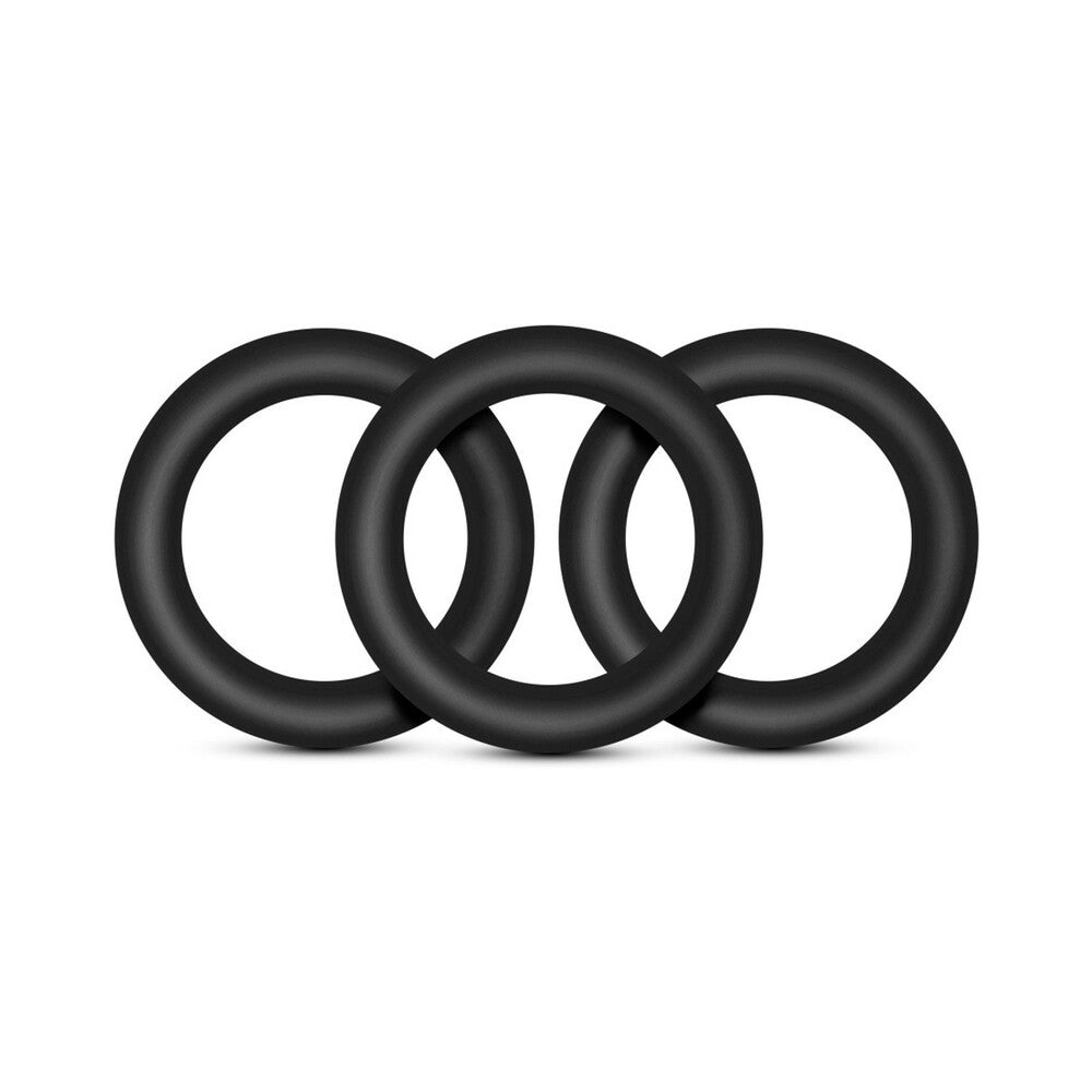 BLUSH - PERFORMANCE VS2 PURE PREMIUM SILICONE COCKRINGS 3 PACK SMALL