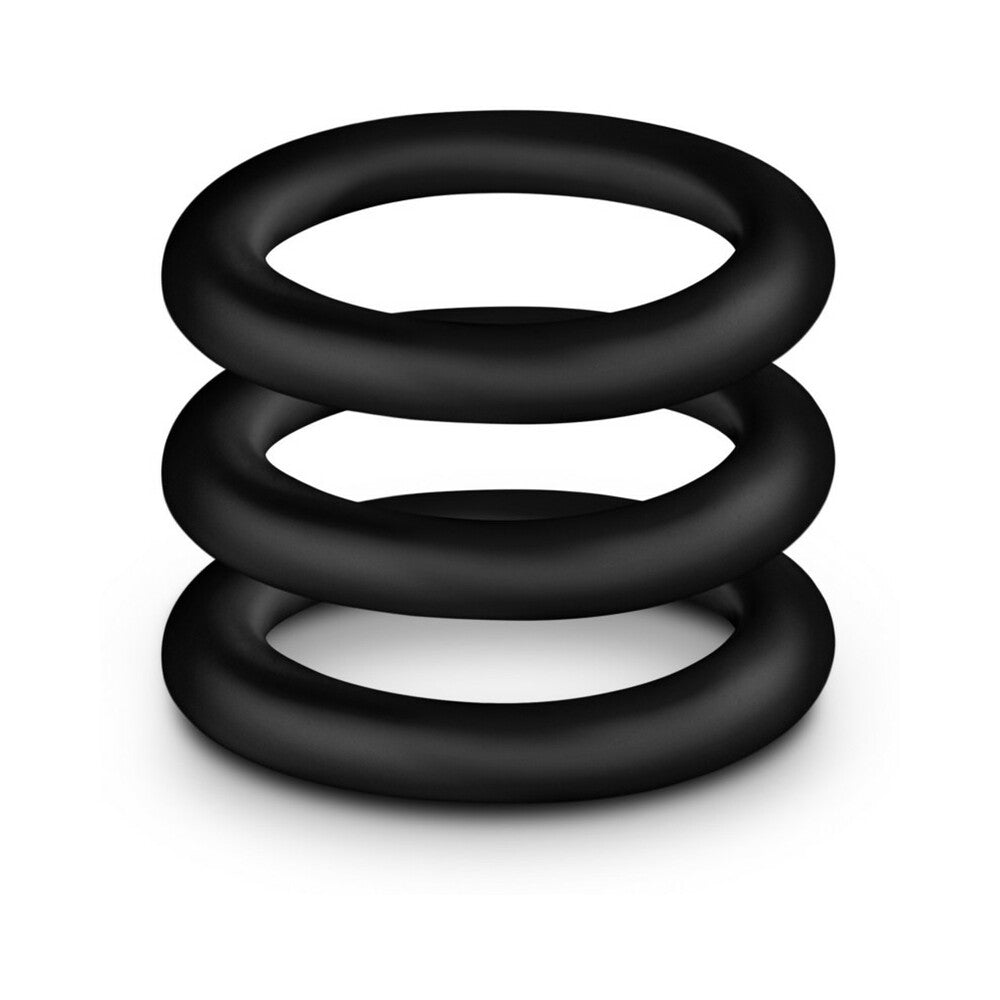 BLUSH - PERFORMANCE VS2 PURE PREMIUM SILICONE COCKRINGS 3 PACK SMALL