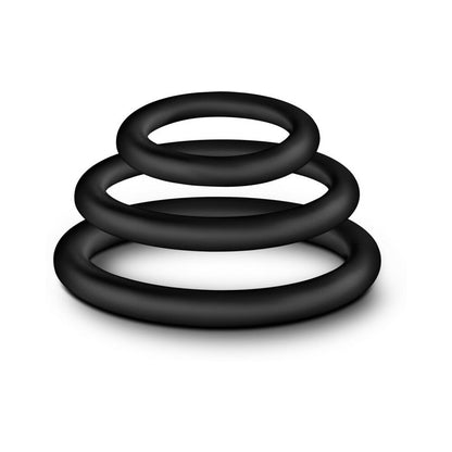 BLUSH - PERFORMANCE VS4 PURE PREMIUM SILICONE COCKRINGS 3 PACK SET