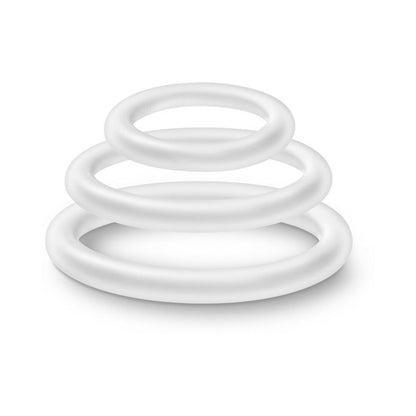 BLUSH - PERFORMANCE VS4 PURE PREMIUM SILICONE COCKRINGS 3 PACK SET